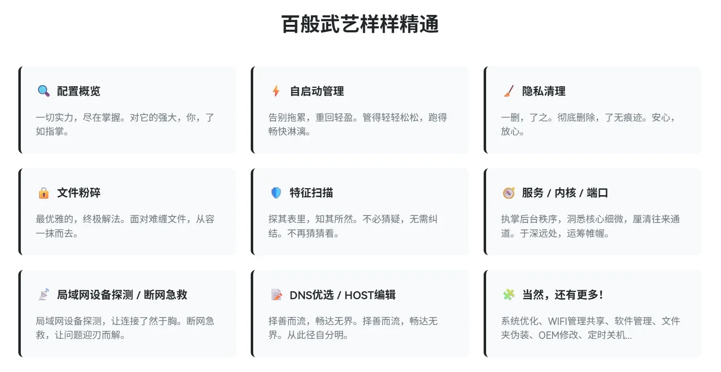 图片[3]-最具匠心的全能系统工具箱-Windows超级管理器-鼎圣个人网